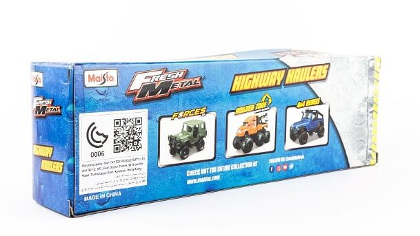 Maisto - Fresh Metal Highway Hauler Boxed FM Trucking Orange