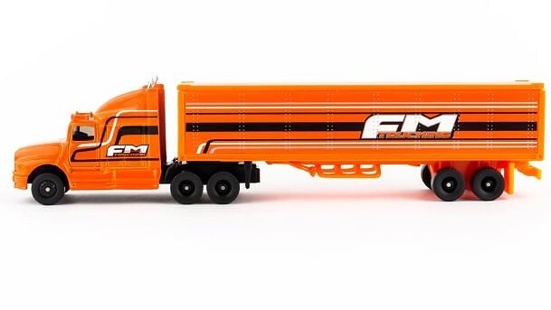 Maisto - Fresh Metal Highway Hauler Boxed FM Trucking Orange