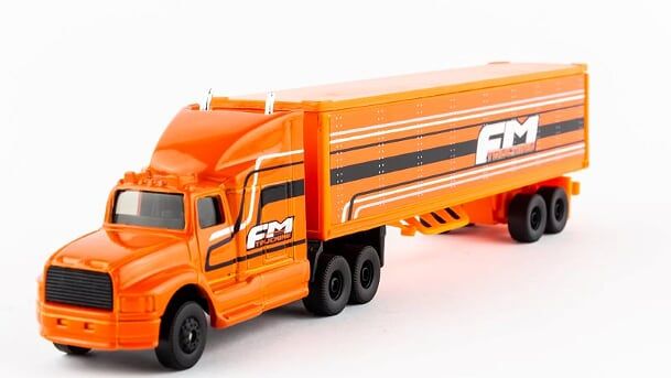 Maisto - Fresh Metal Highway Hauler Boxed FM Trucking Orange