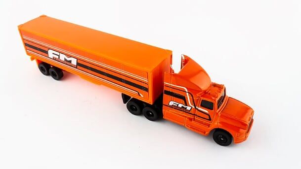 Maisto - Fresh Metal Highway Hauler Boxed FM Trucking Orange