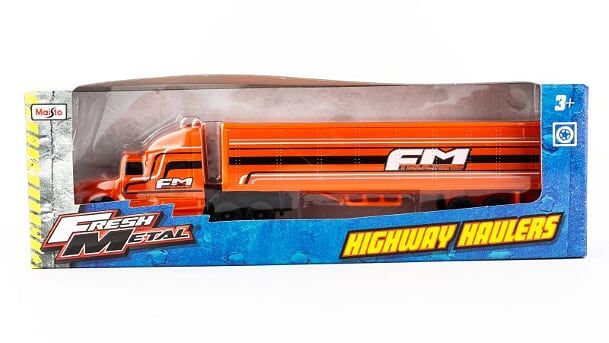 Maisto - Fresh Metal Highway Hauler Boxed FM Trucking Orange