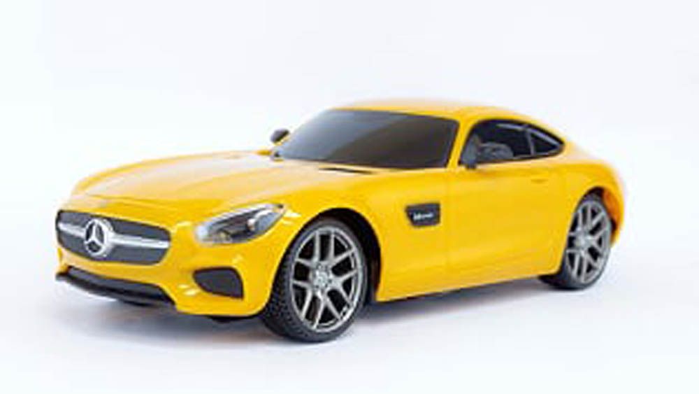 Maisto - Radio Controlled - 1:24 Scale - Assorted MotoSounds - Mercedes AMG GT - Yellow