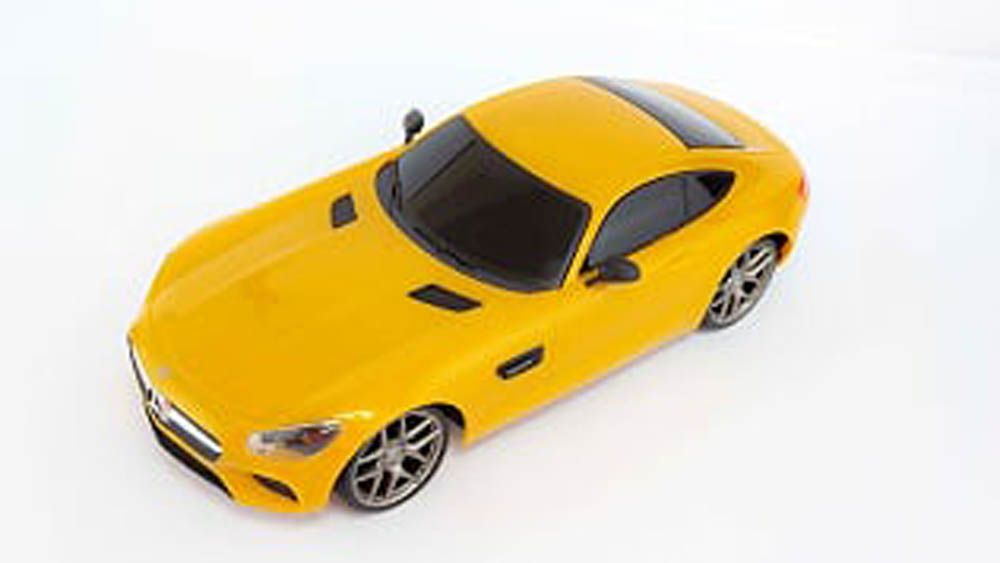 Maisto - Radio Controlled - 1:24 Scale - Assorted MotoSounds - Mercedes AMG GT - Yellow