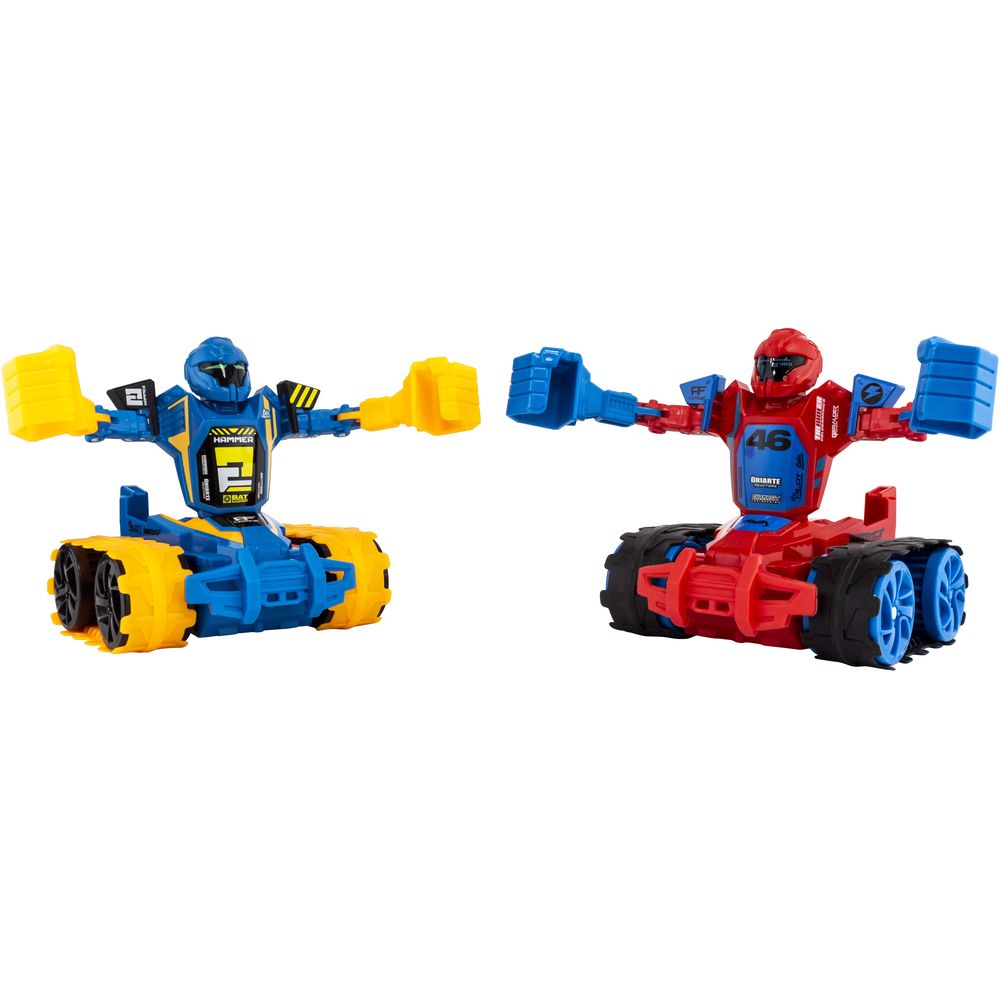 Maisto - Radio Controlled - 1:24 Scale - Tech - Stunt Series - Robo Fighters - Red & Blue