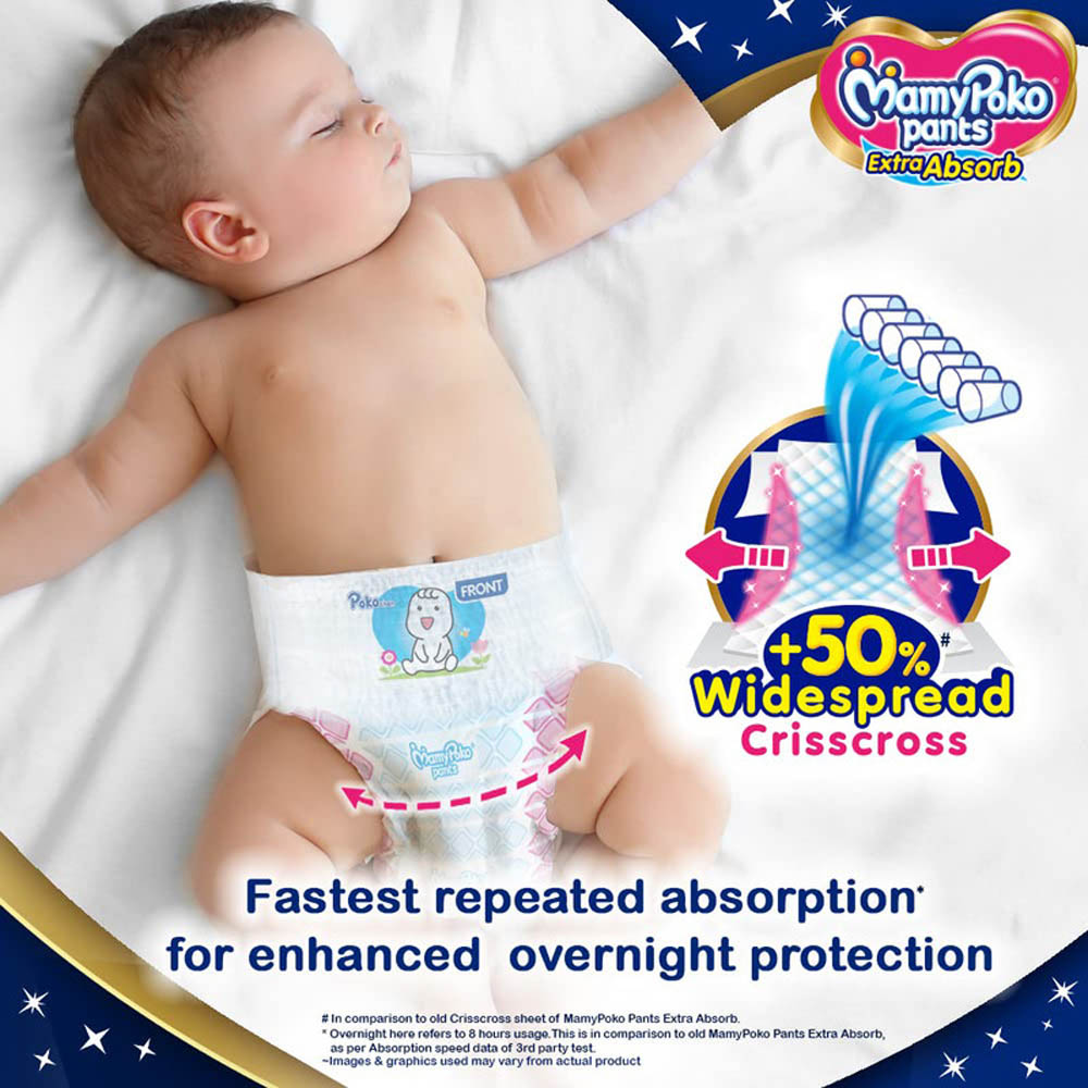 MamyPoko - Pants Extra Absorb Diaper, Size L22, 9-14 Kg (22 Counts)