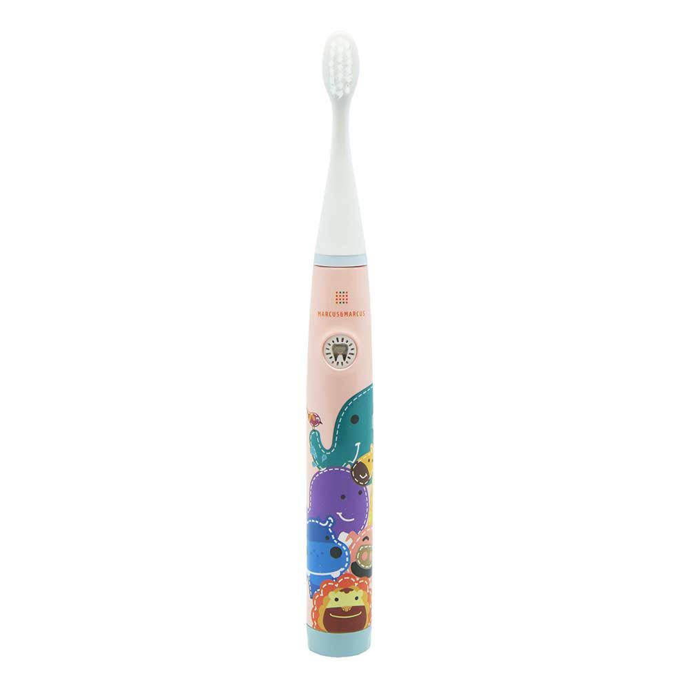 Marcus & Marcus - Kids Sonic Electric Toothbrush- Pink + FREE Puzzle