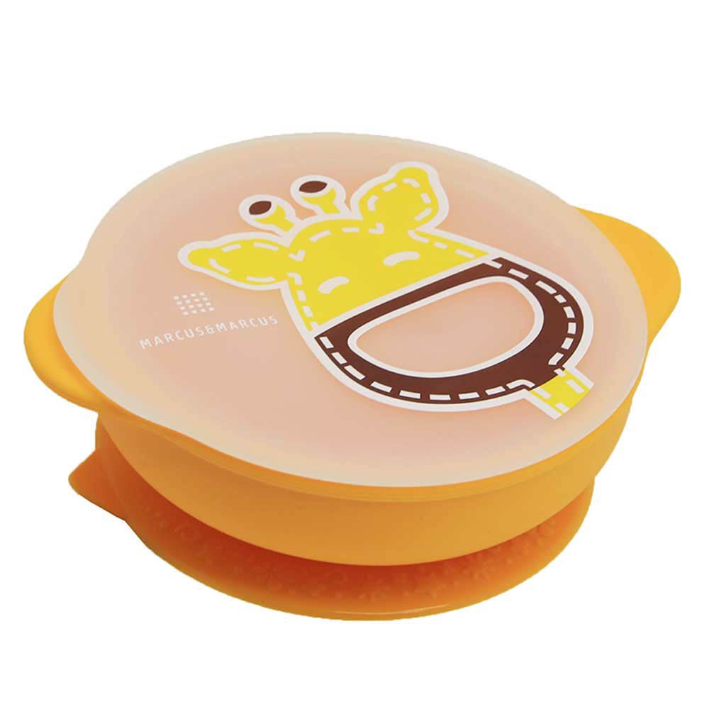 Marcus & Marcus - Suction Bowl with Lid - Lola + FREE Stickers