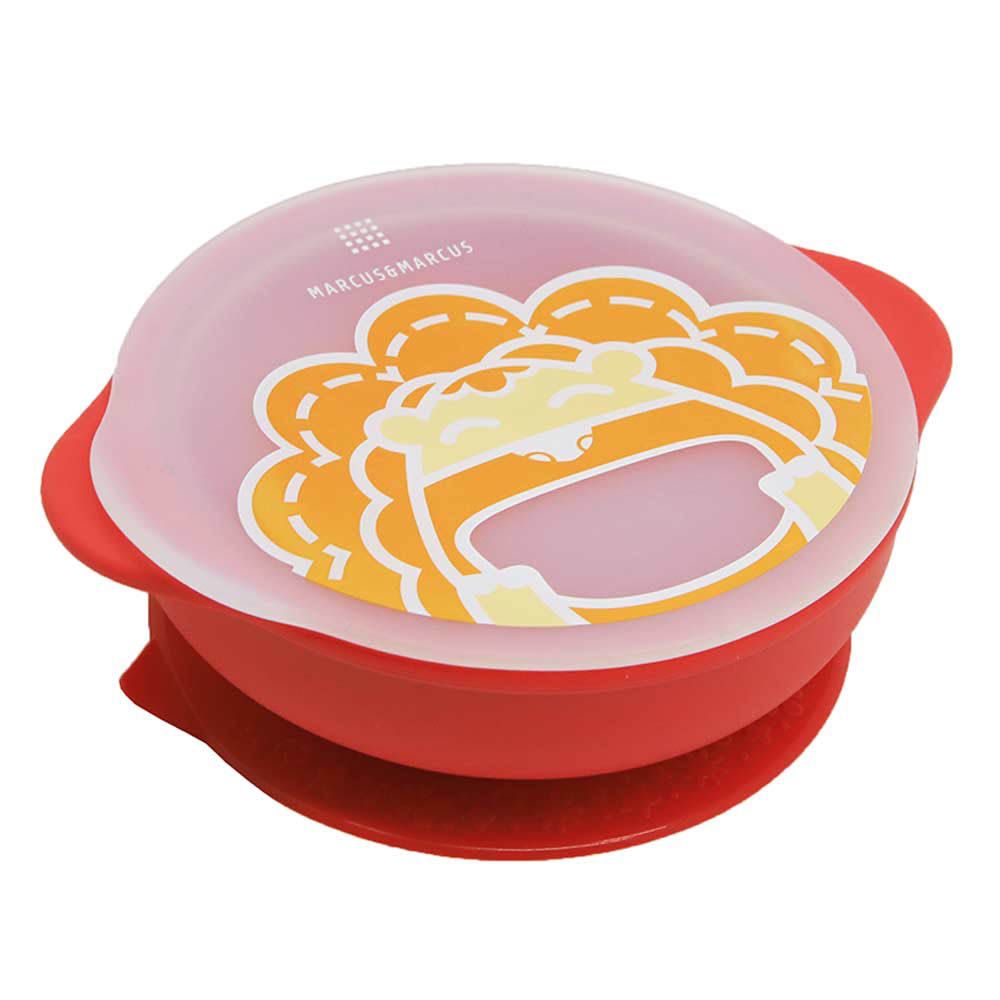 Marcus & Marcus -Suction Bowl with Lid - Marcus + FREE Stickers