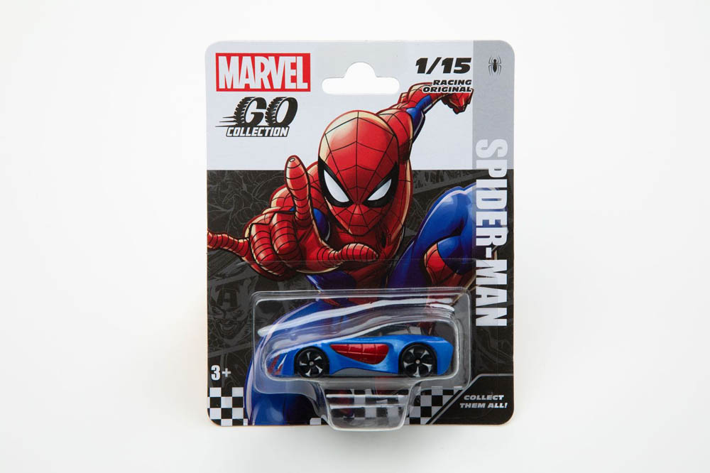 Marvel - Go Racing W1 Spiderman 3 Inch