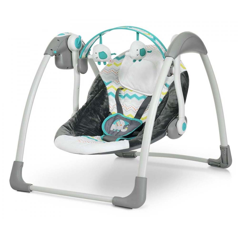 Matela Infant Swing Chair Electric W/Music For Baby 6 To 18 Months - Green