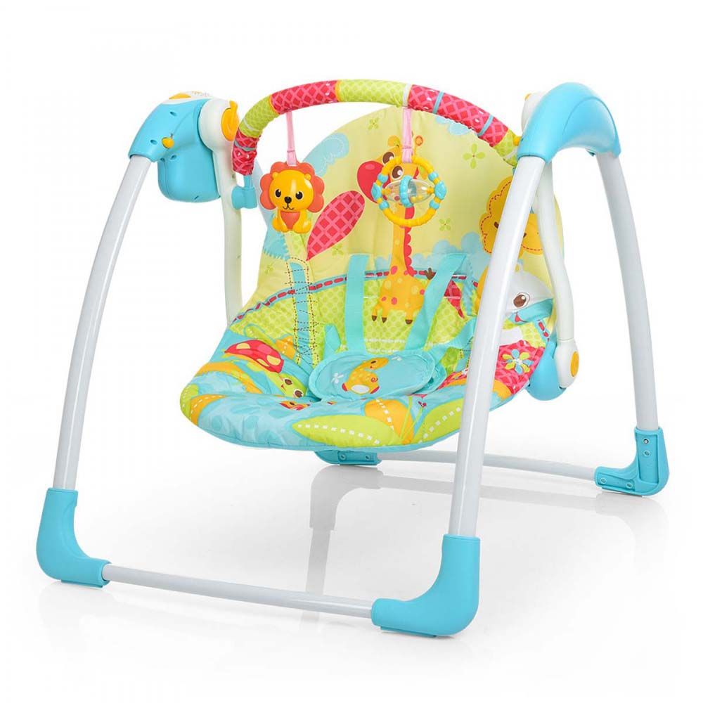 Mastela Infant Swing Chair Electric W/Music For Baby 6 To 18 Months - Green