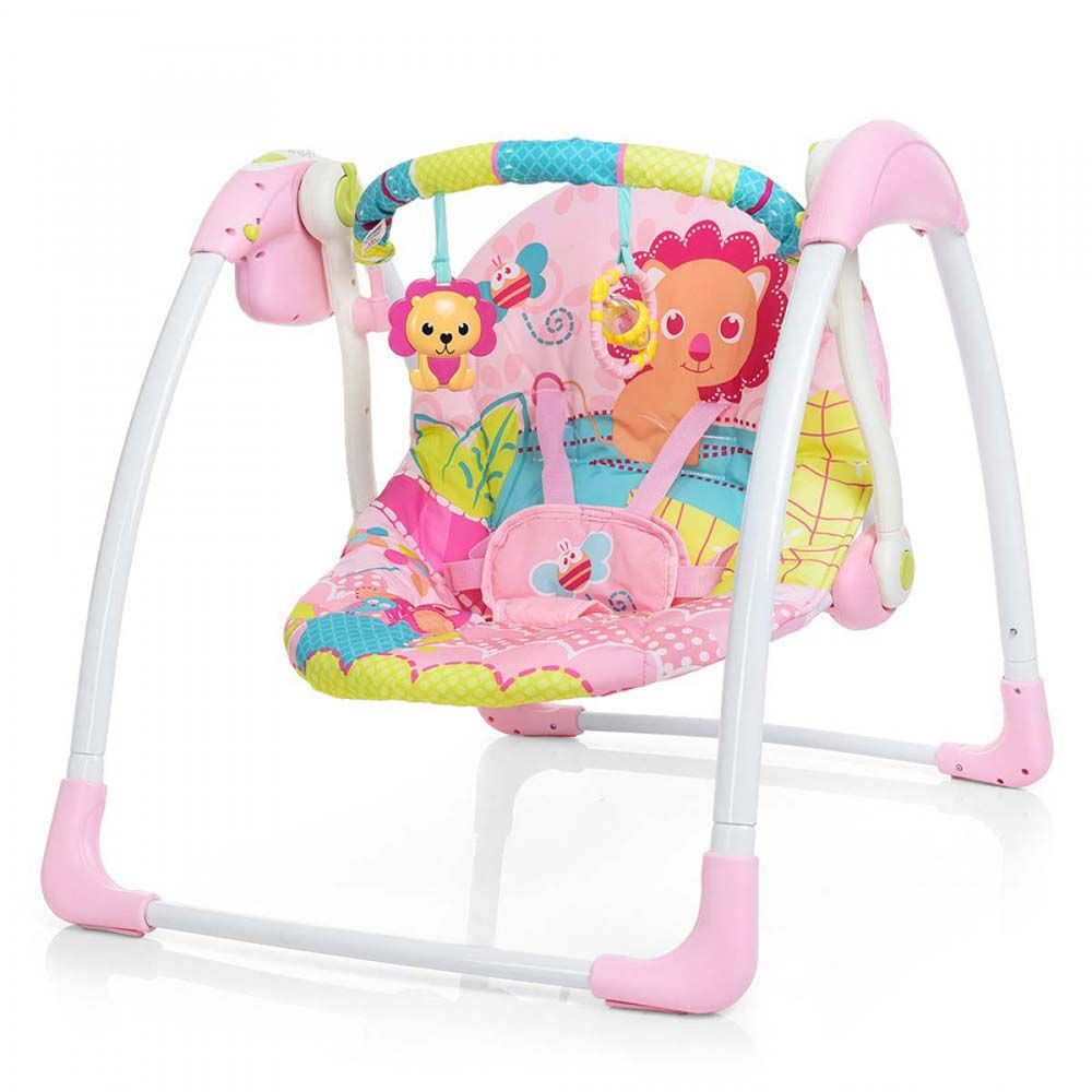 Matela Infant Swing Chair Electric W/Music For Baby 6 To 18 Months - Pink