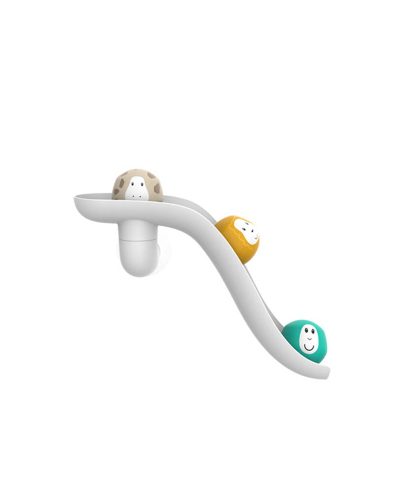 Matchstick Monkey - Bathtime Slide Set - White