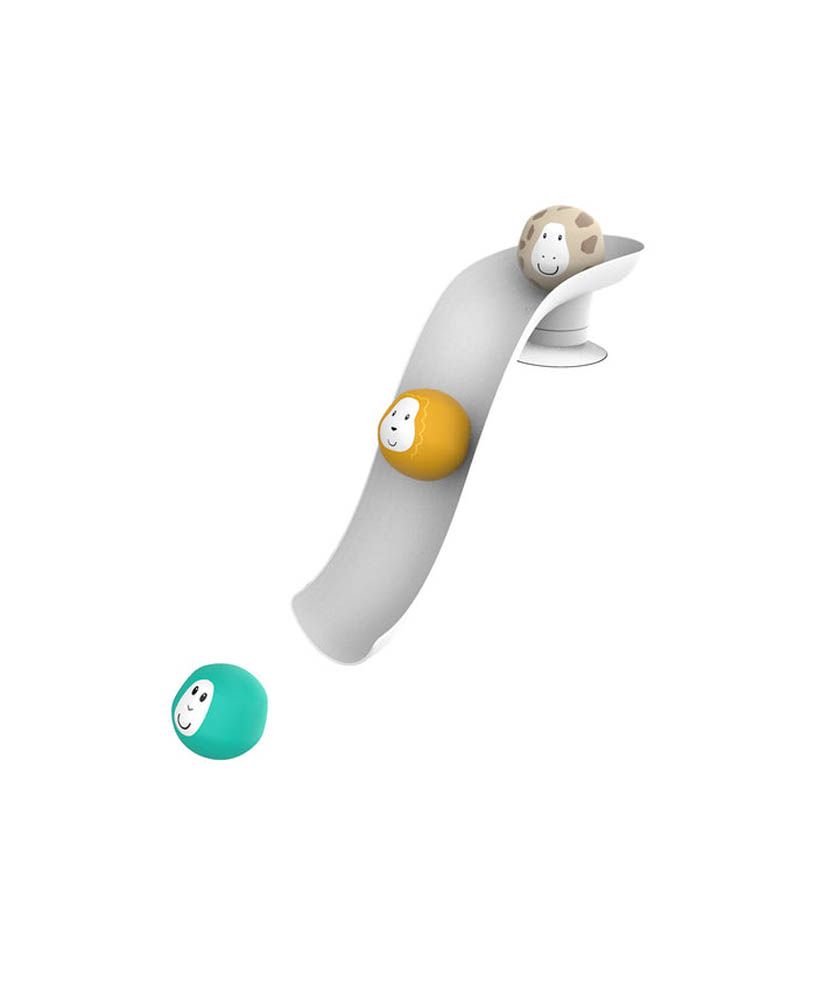 Matchstick Monkey - Bathtime Slide Set - White