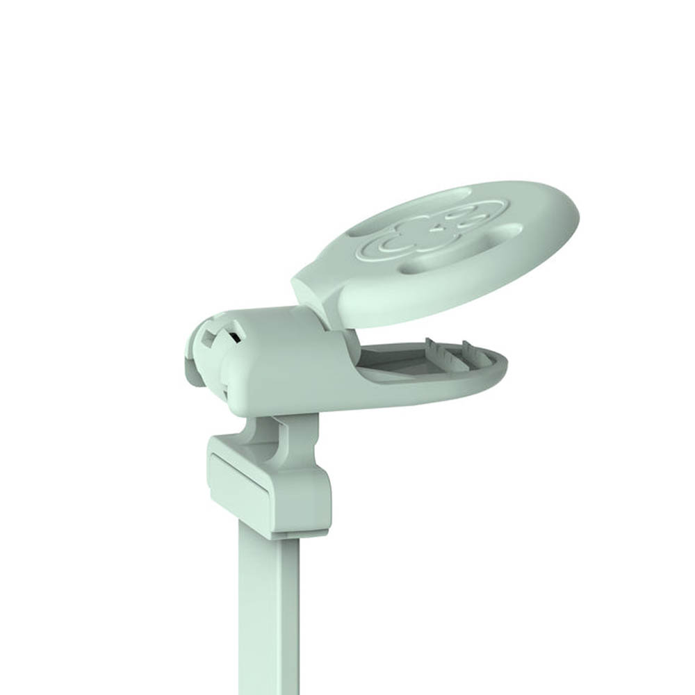 Matchstick Monkey - Double Soother Clip - Mint Green and Dusty Pink