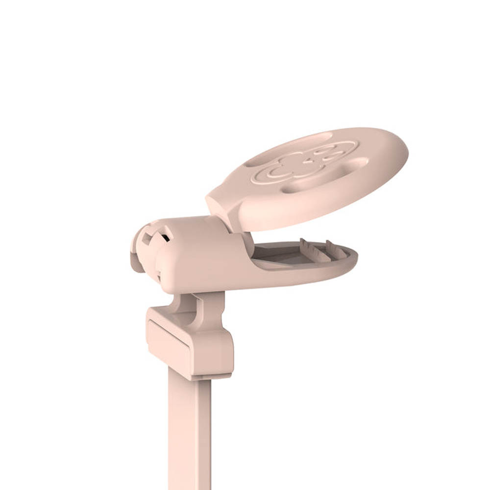 Matchstick Monkey - Double Soother Clip - Mint Green and Dusty Pink