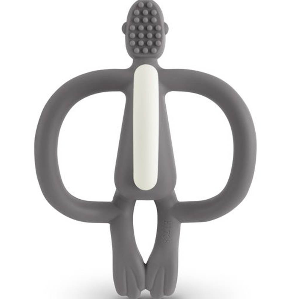 Matchstick Monkey - Original Teether - Grey