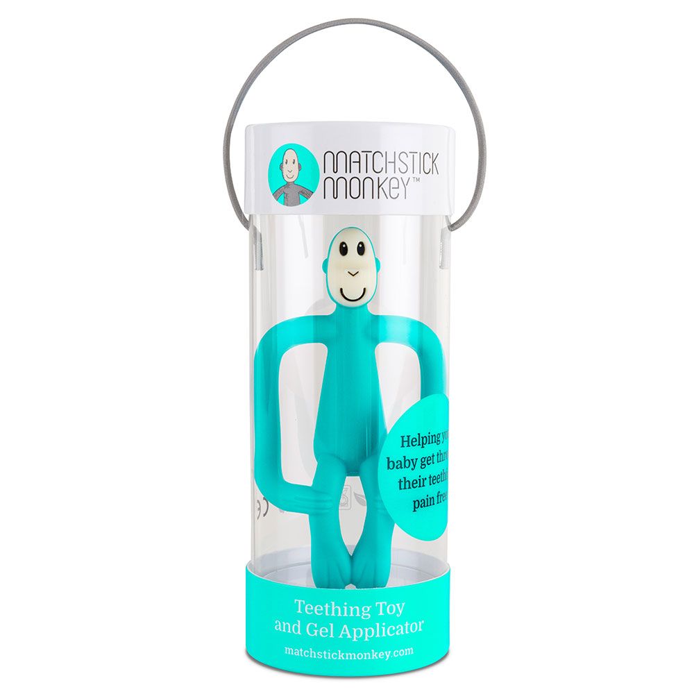 Matchstick Monkey Teething Toy - Green