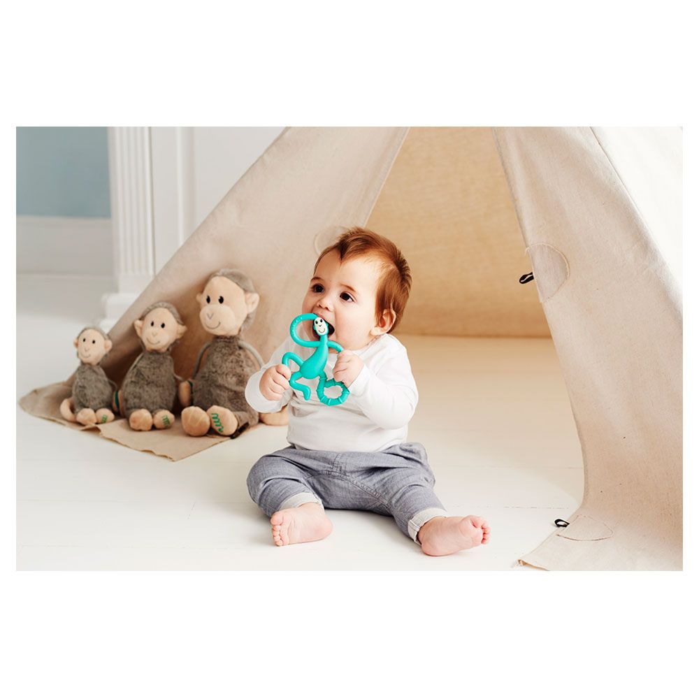 Matchstick Monkey Teething Toy - Green