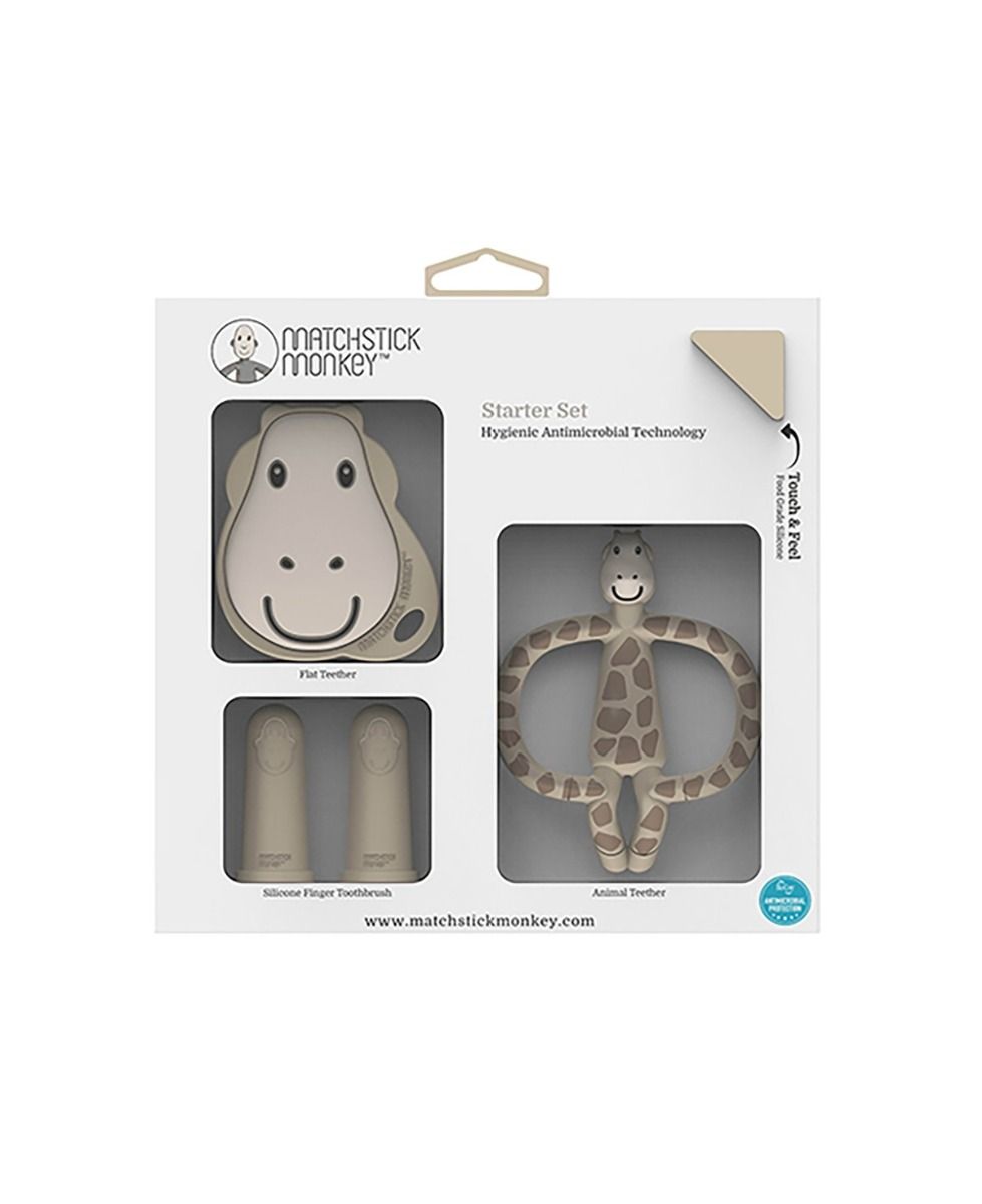 Matchstick Monkey - Teething Starter Set - Gigi Giraffe