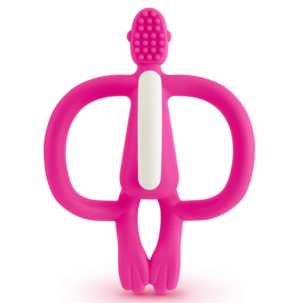 Matchstick Monkey Teething Toy - Pink