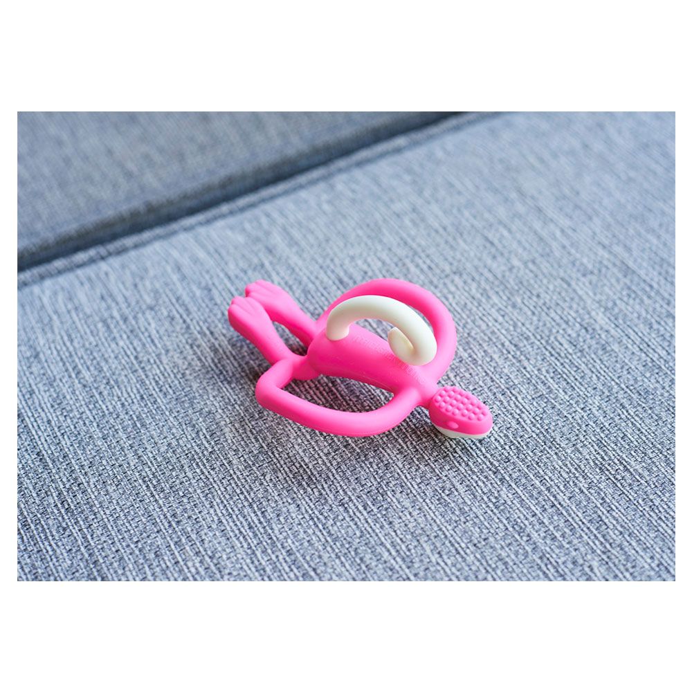 Matchstick Monkey Teething Toy - Pink