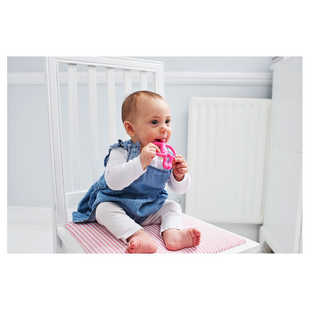 Matchstick Monkey Teething Toy - Pink