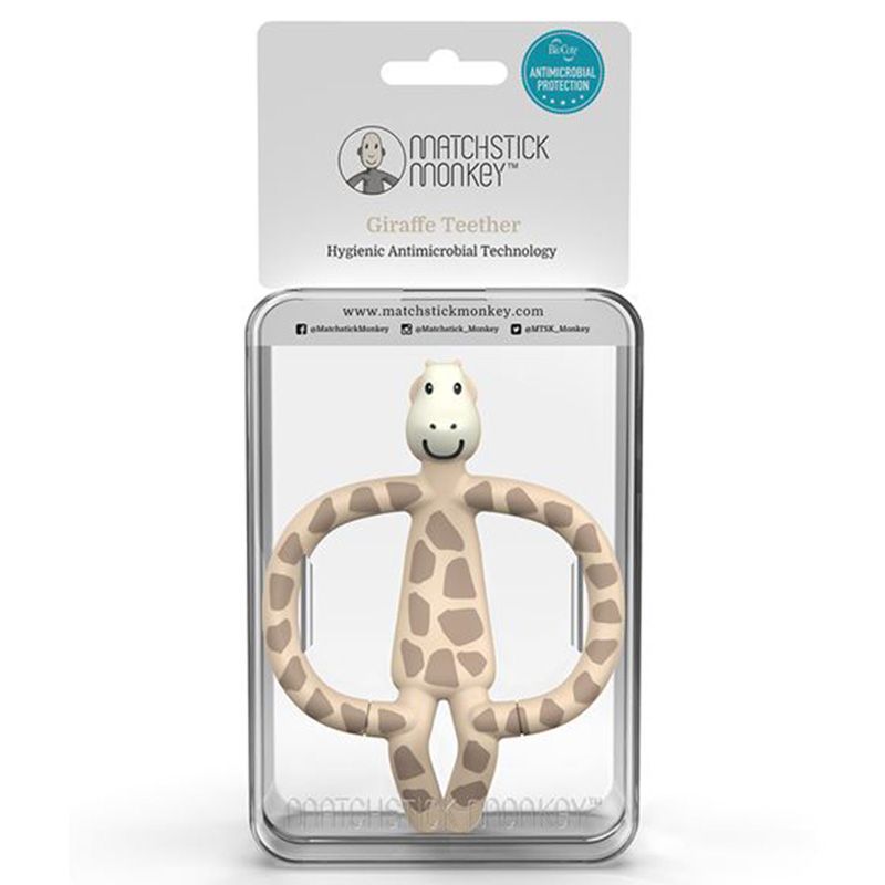 Matchstick Monkey Animal Teether - Gigi Giraffe