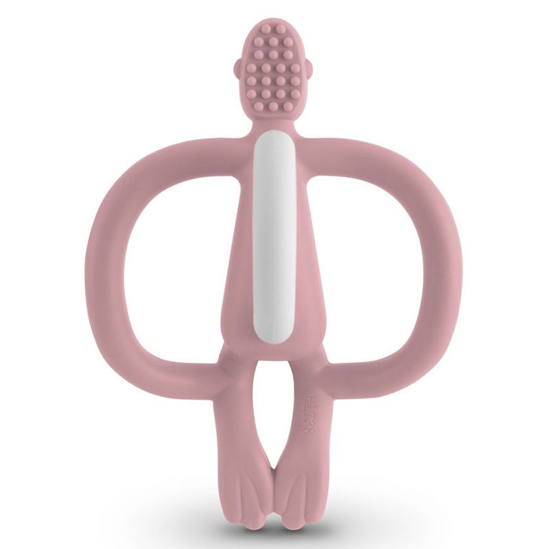 Matchstick Monkey Original Teething Toy - Dusty Pink