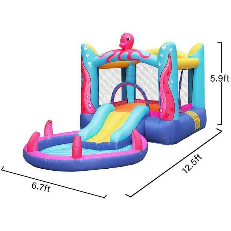 Myts - Octopus Design Inflatable Toddler Bounce House