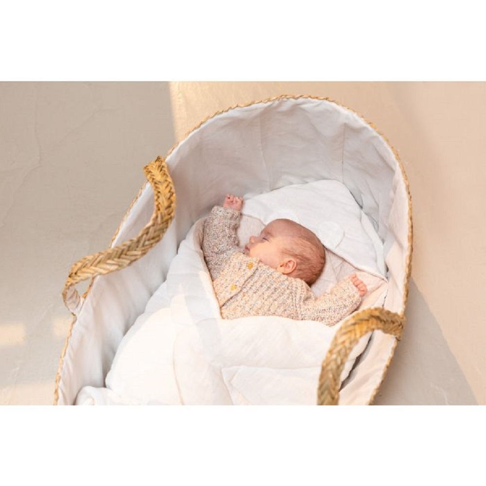 Childhome Moses Basket Mattress Seagrass Natural Babystore.ae