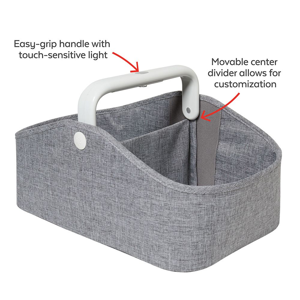 SkipHop - Light Up Diaper Caddy - Grey