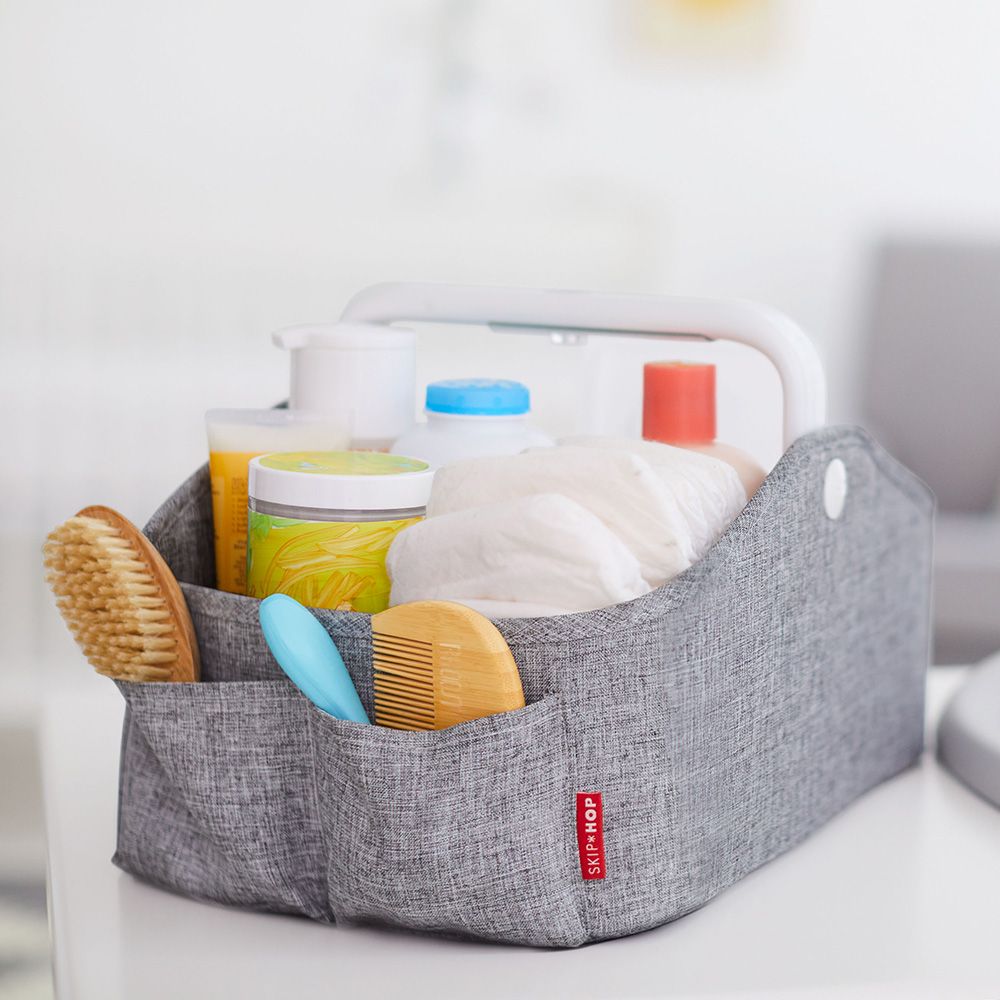 SkipHop - Light Up Diaper Caddy - Grey