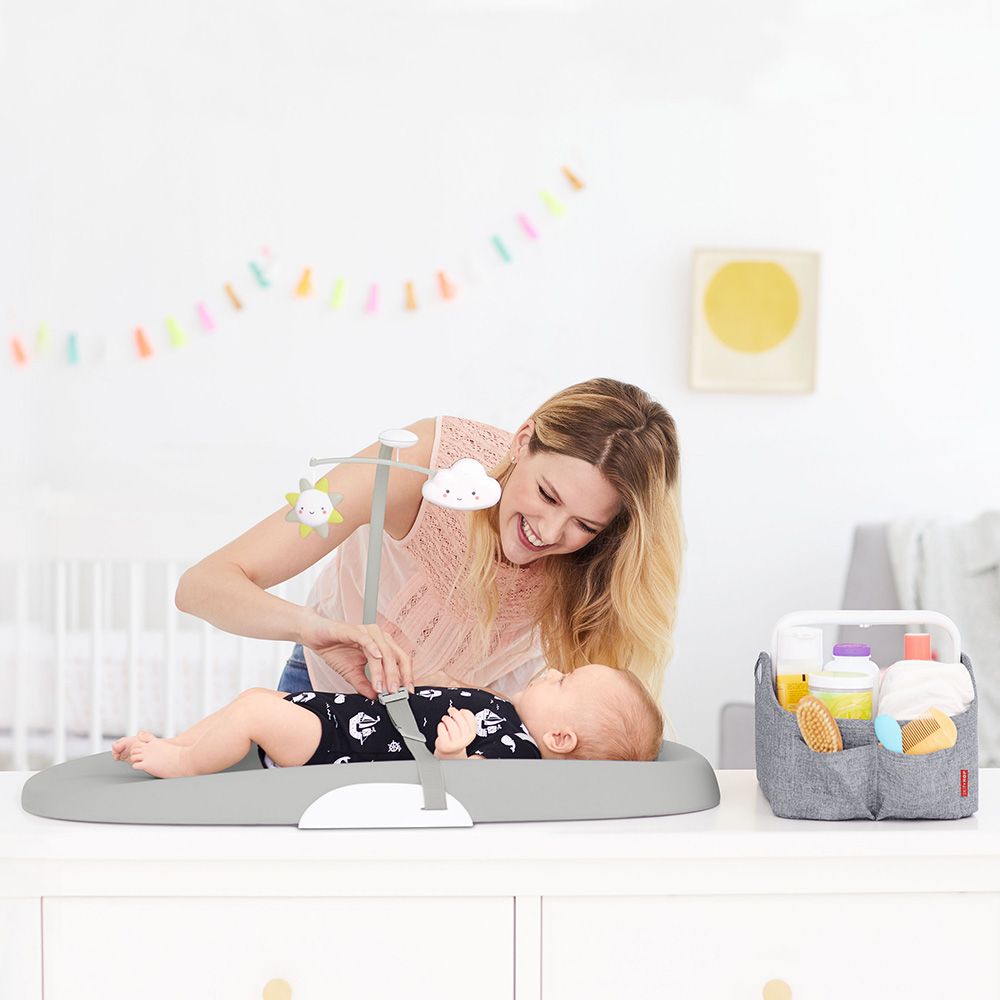 SkipHop - Light Up Diaper Caddy - Grey