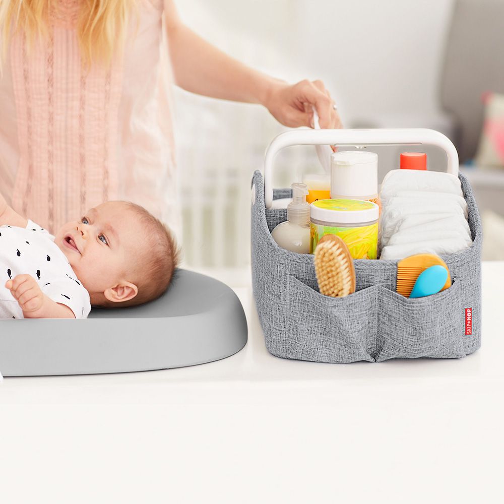 SkipHop - Light Up Diaper Caddy - Grey