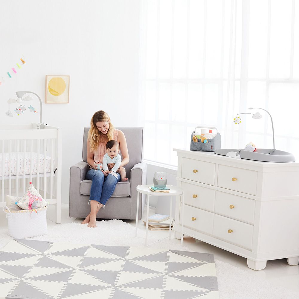 SkipHop - Light Up Diaper Caddy - Grey