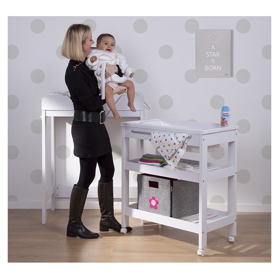Childhome - Changing Table Tub Bucket And Bath - White