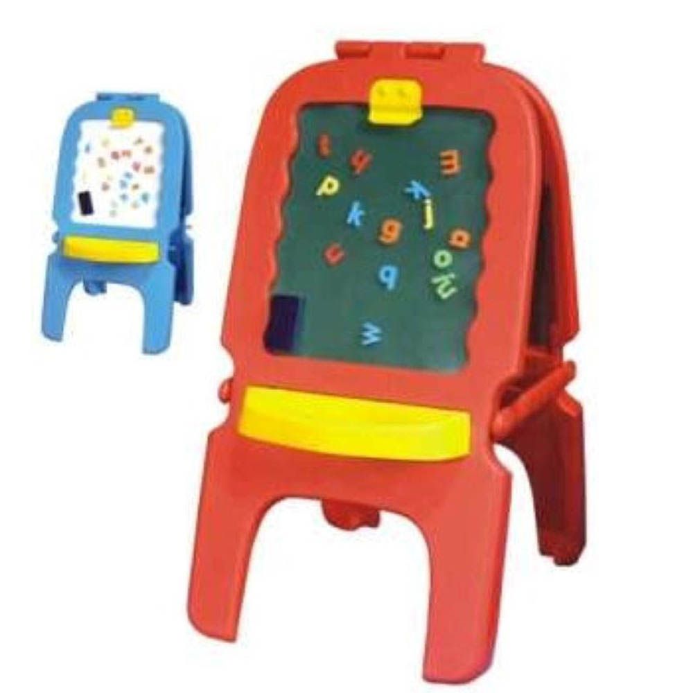 Megastar - 2 In 1 White And Black Easel Board For Kids