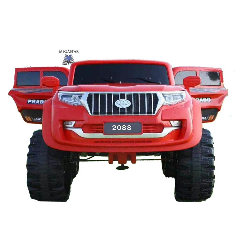 Megastar - 4X4 Prado Style 12 V Children Electric Rideon 2 Seater Car - Red