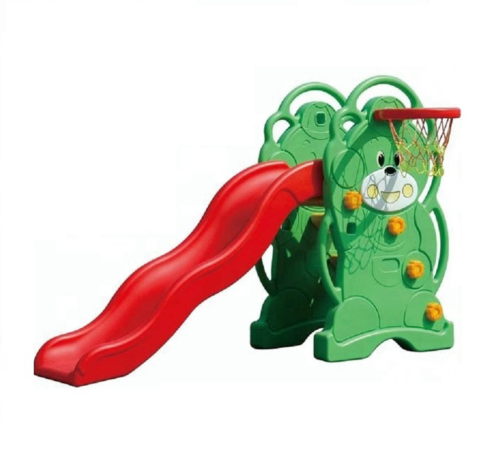 Megastar - Bear Wave Slide and Hoop Set for Toddlers Combination Kids Play.