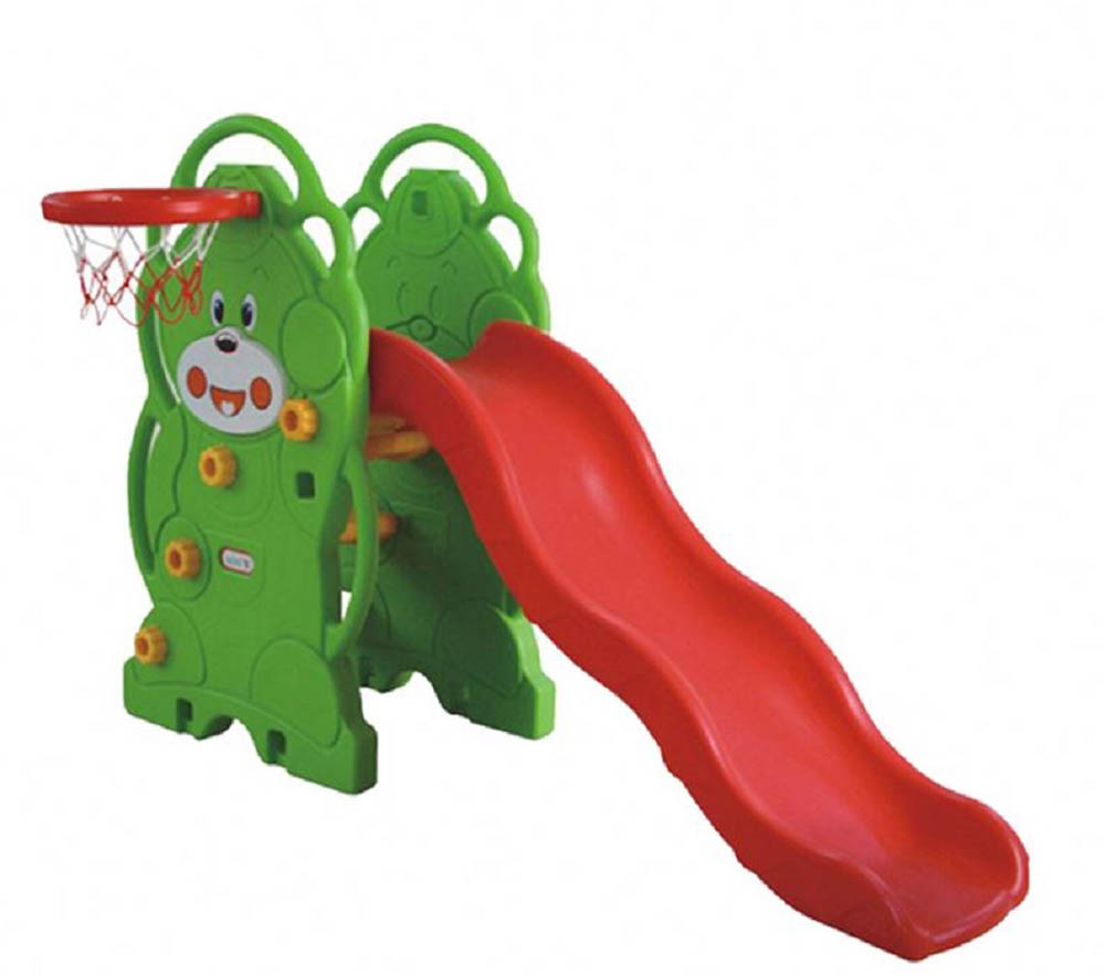 Megastar - Bear Wave Slide and Hoop Set for Toddlers Combination Kids Play.