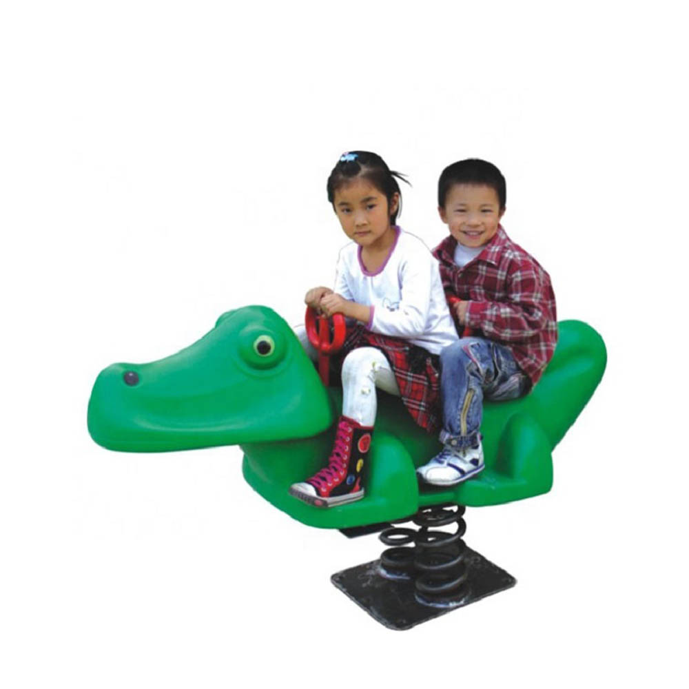 Megastar - Double Rocking Croc Shape Spring Rocking Alligator - Assorted