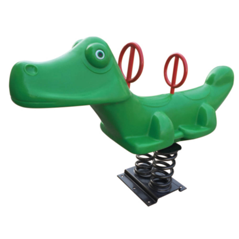 Megastar - Double Rocking Croc Shape Spring Rocking Alligator - Assorted