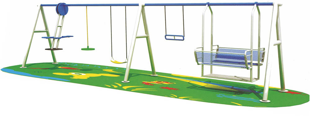 Megastar - Garden Five Seater Kids Play Swing Set