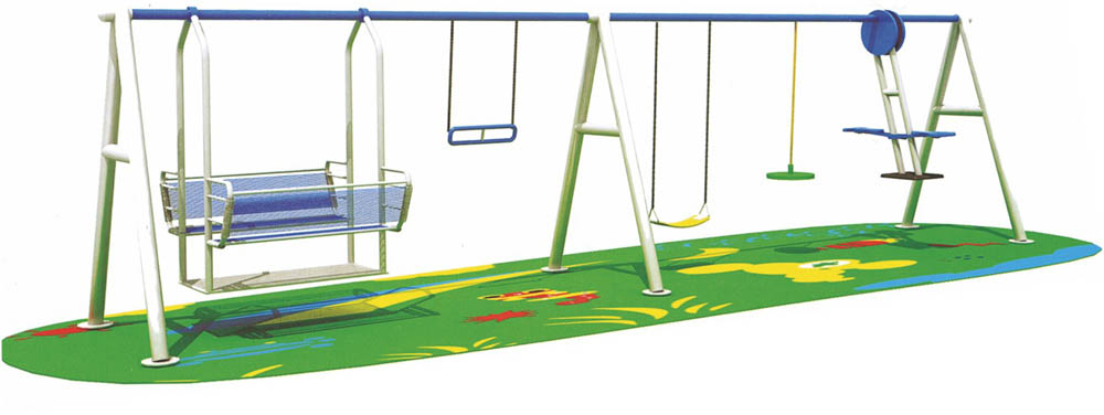 Megastar - Garden Five Seater Kids Play Swing Set