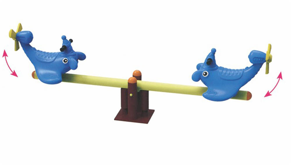 Megastar - Kids Amusement Park Twin Parakeets Seesaw Rocker for Gardens - Assorted