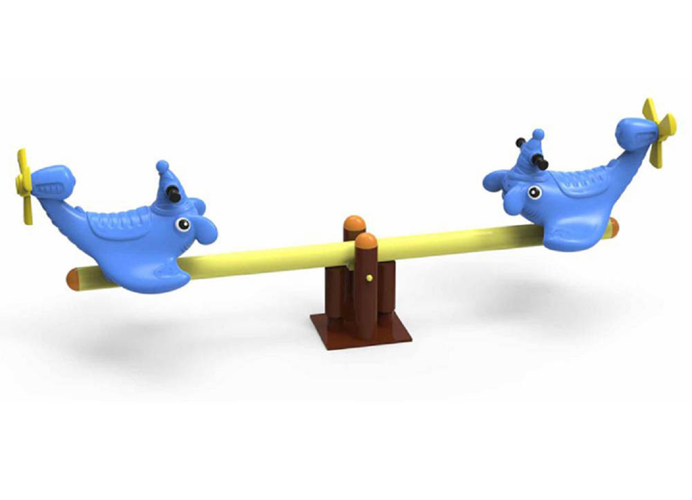 Megastar - Kids Amusement Park Twin Parakeets Seesaw Rocker for Gardens - Assorted