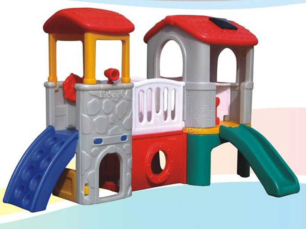 Megastar - Large Play Slide With Twin Towers White