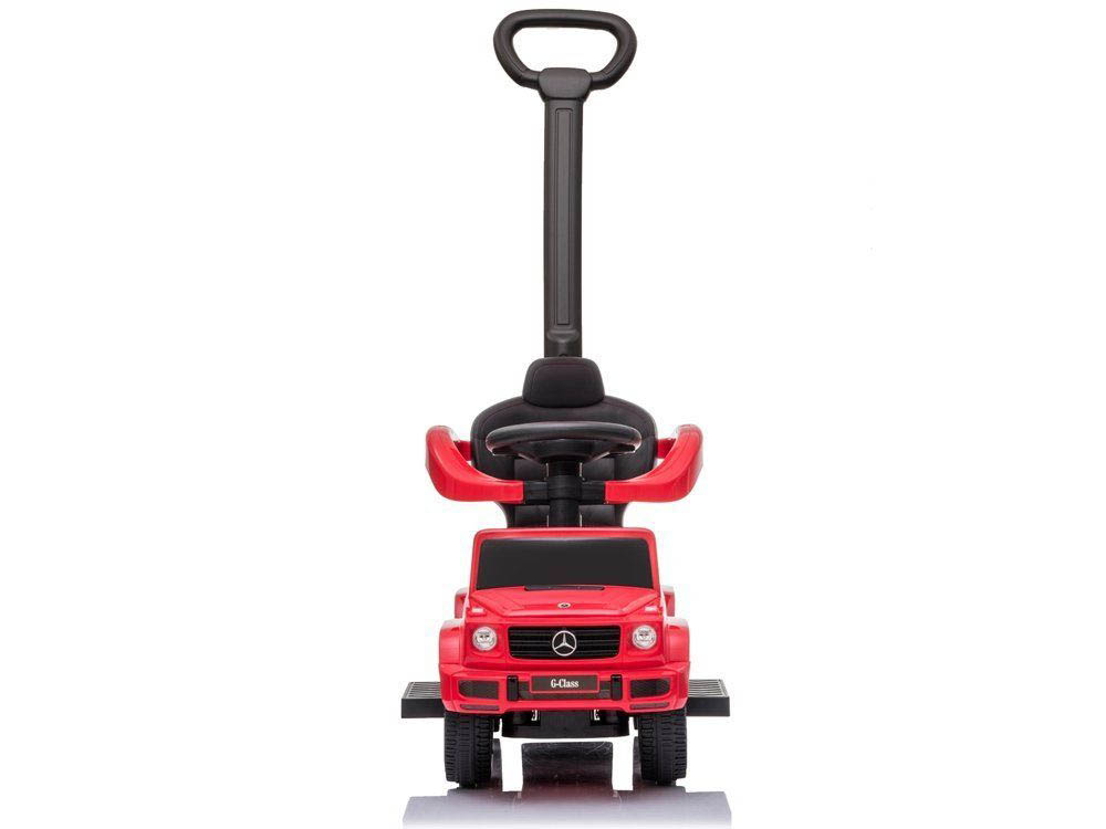 Megastar - Licensed Mercedes G-wagon 3 in 1 Push Car With Parental Handle - Red