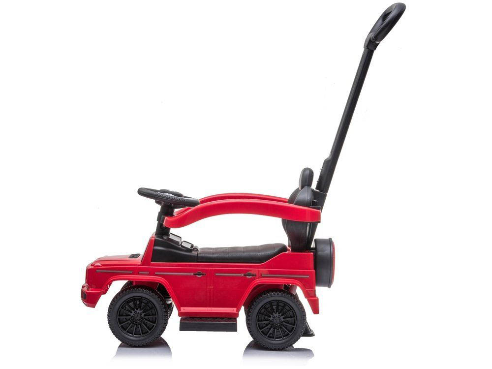 Megastar - Licensed Mercedes G-wagon 3 in 1 Push Car With Parental Handle - Red